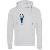 Cross neck hoodie Thumbnail